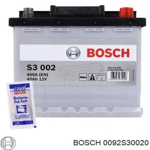 Купити Акумулятор Bosch 45 А/г (0092S30020)