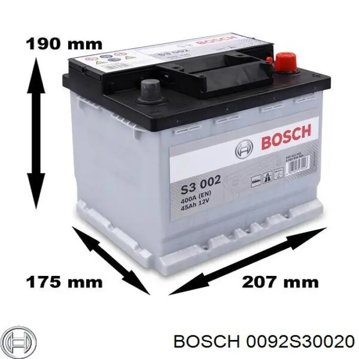 Купити Акумулятор Bosch 45 А/г (0092S30020)