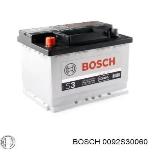 0092S30060 Bosch акумуляторна батарея, акб
