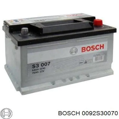 0092S30070 Bosch акумуляторна батарея, акб