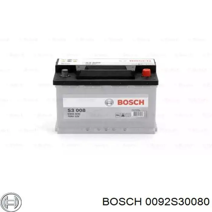 0092S30080 Bosch акумуляторна батарея, акб