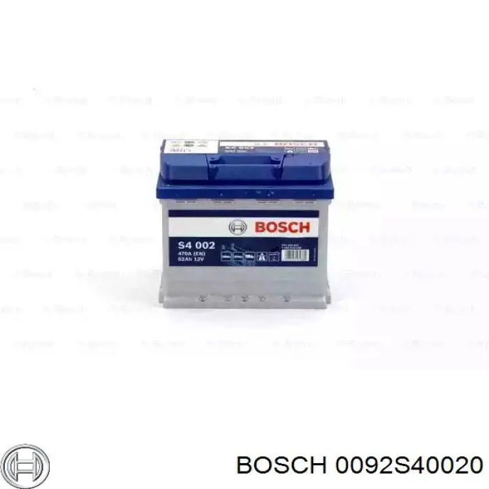 0092S40020 Bosch акумуляторна батарея, акб