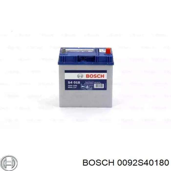 0092S40180 Bosch акумуляторна батарея, акб