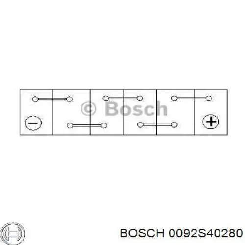 0092S40280 Bosch акумуляторна батарея, акб