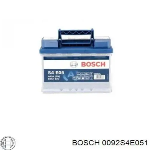 0092S4E051 Bosch акумуляторна батарея, акб