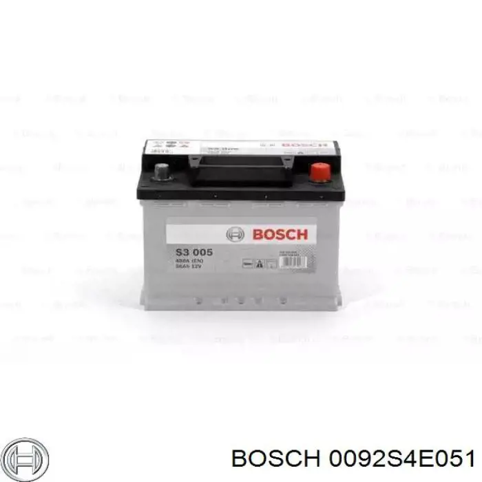 Купити Акумулятор Bosch 60 А/г (0092S4E051)