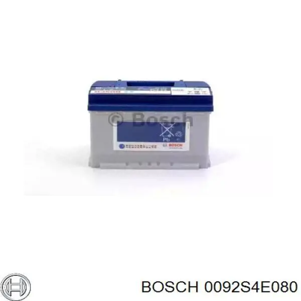 Купити 0092S4E080 Bosch Автомобільна батарея