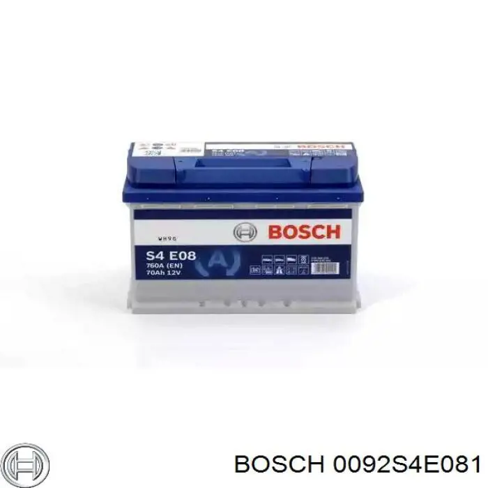 0092S4E081 Bosch акумуляторна батарея, акб