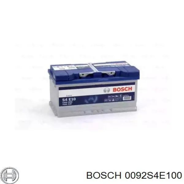 0092S4E100 Bosch акумуляторна батарея, акб