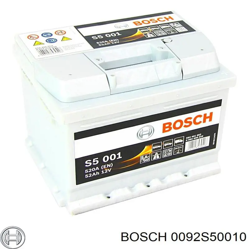 0092S50010 Bosch акумуляторна батарея, акб