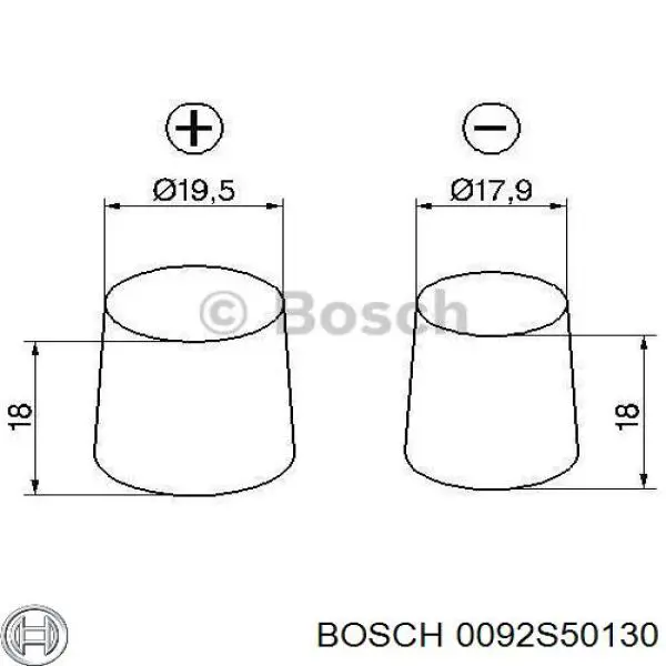 Акумуляторна батарея, АКБ 0092S50130 Bosch