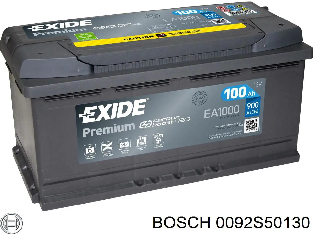 Купити 0092S50130 Bosch Автомобільна батарея