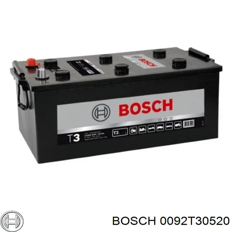 0092T30520 Bosch акумуляторна батарея, акб