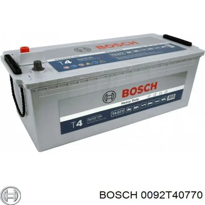 0092T40770 Bosch акумуляторна батарея, акб