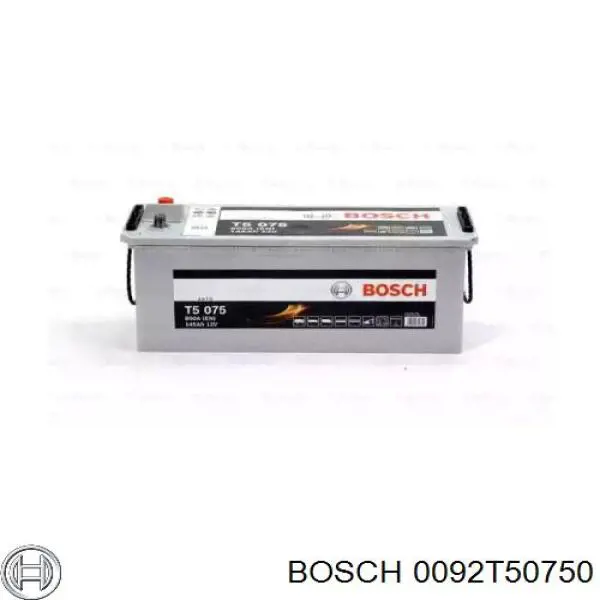 0092T50750 Bosch акумуляторна батарея, акб