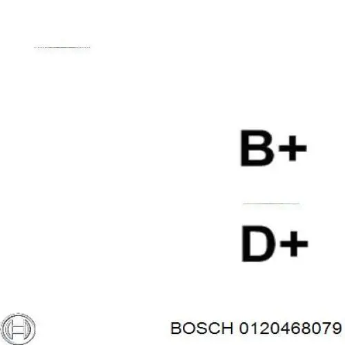 0120468079 Bosch Авто генератор