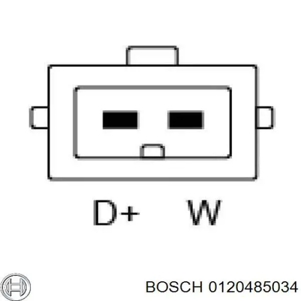 Генератор Bosch 0120485034 ціна, від 131.25 USD