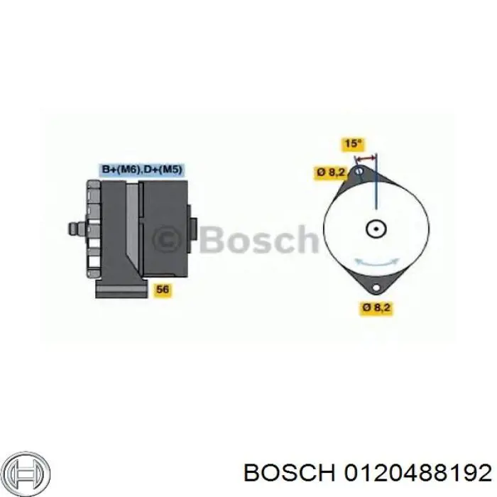 0120488192 Bosch генератор