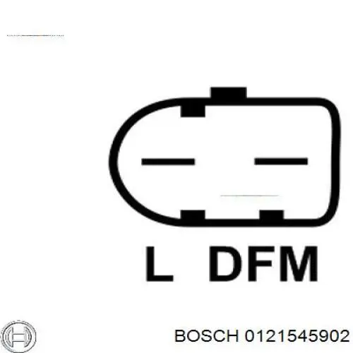 0121545902 Bosch Авто генератор