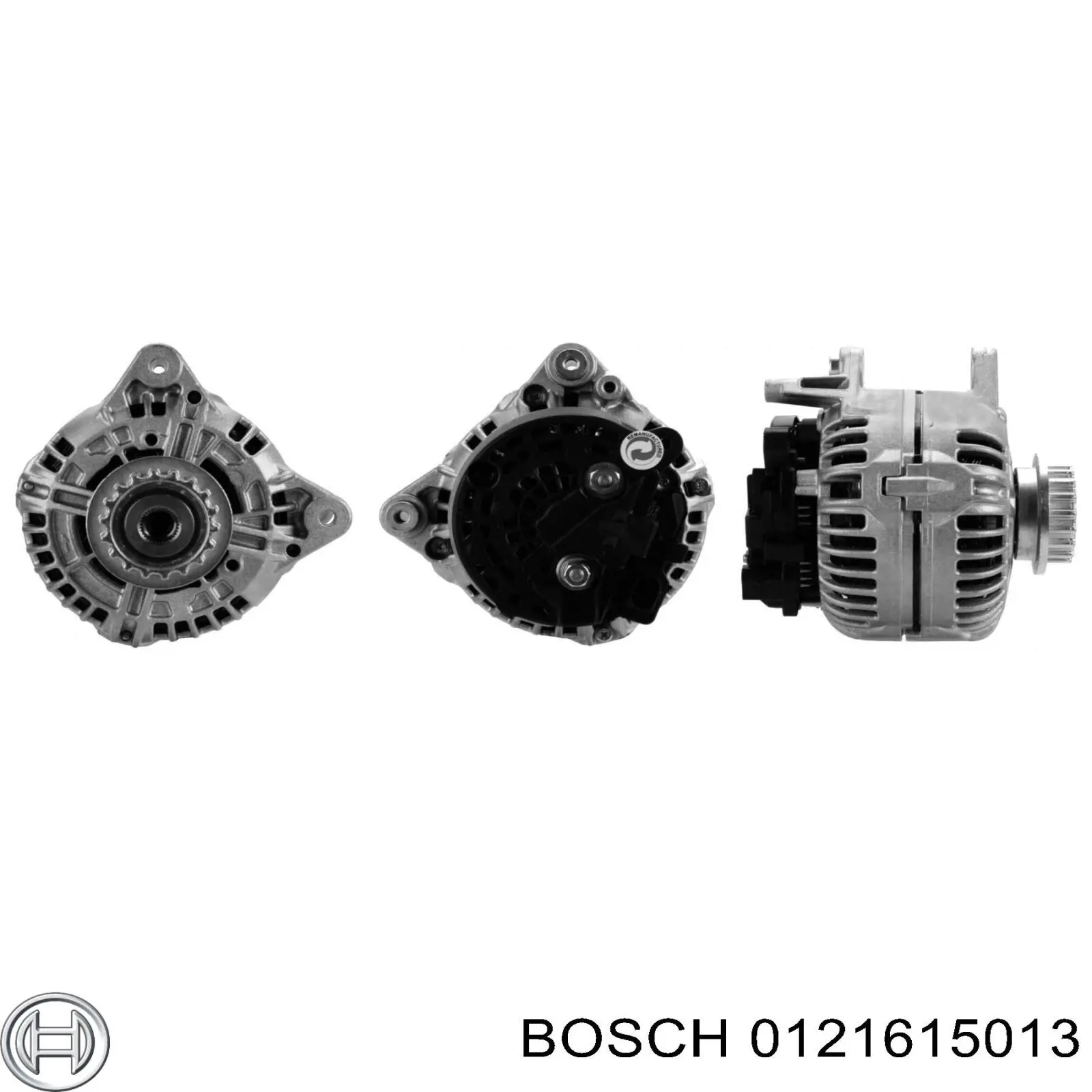 Генератор Bosch 0121615013 ціна, від 126.69 USD