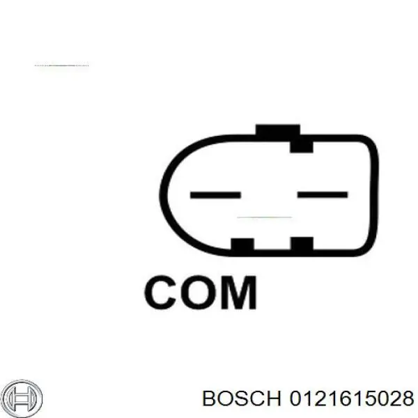 Генератор 0121615028 Bosch