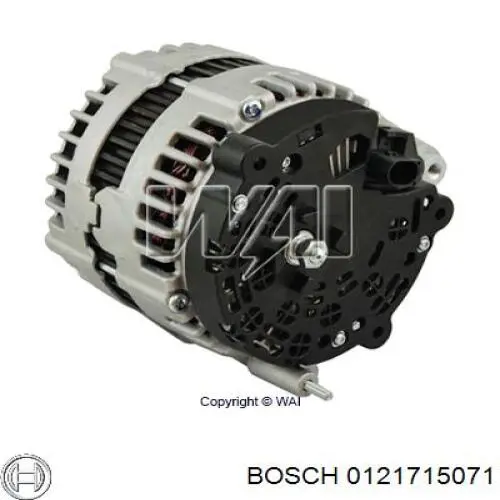 Генератор Bosch 0121715071 ціна, від 70.38 USD