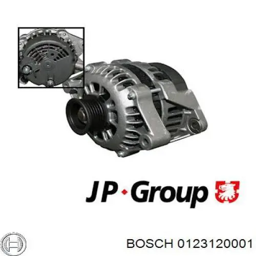 Генератор 0123120001 Bosch