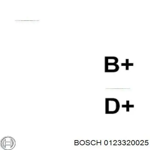 Генератор 0123320025 Bosch