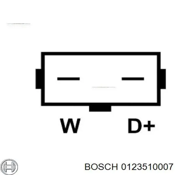 Купити 0123510007 Bosch Генератор
