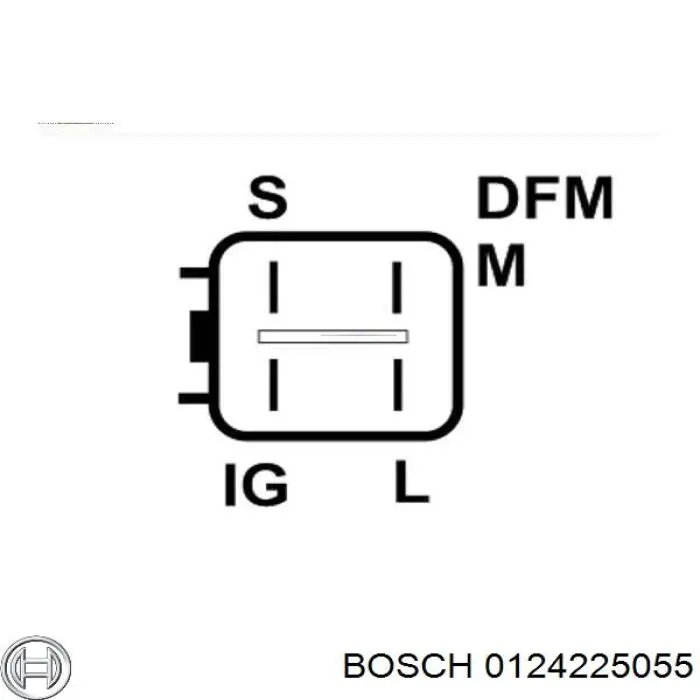0124225055 Bosch генератор