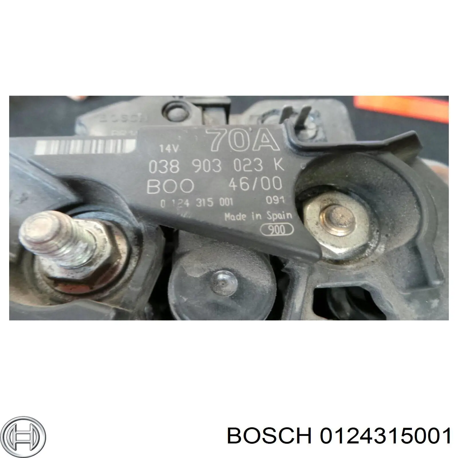 Генератор 0124315001 Bosch