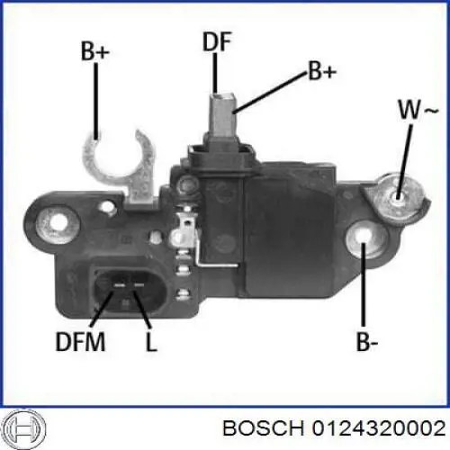 Генератор автомобільний Bosch 0124320002