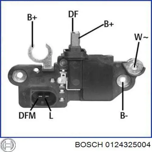 0124325004 Bosch генератор
