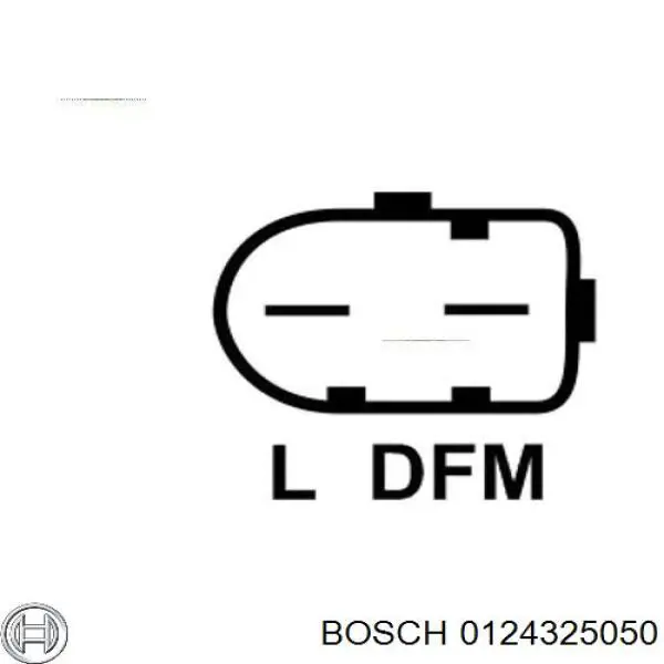 0124325050 Bosch генератор