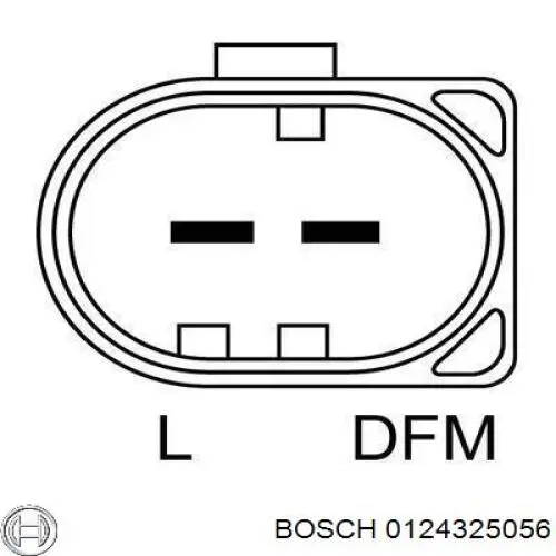 Генератор 0124325056 Bosch