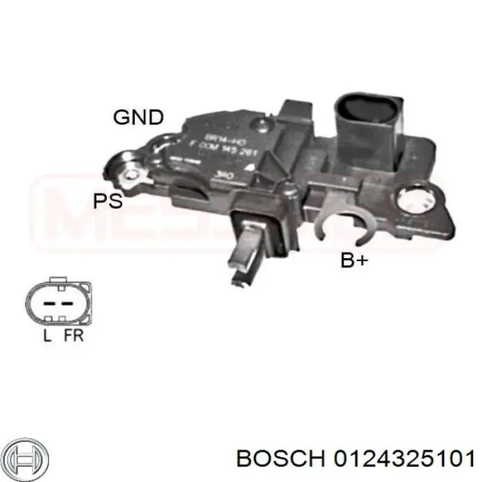 Генератор Bosch 0124325101 ціна, від 58.73 USD