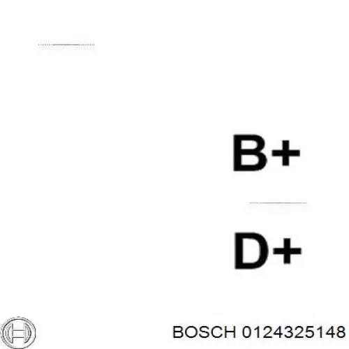 Генератор Bosch 0124325148 ціна, від 102.89 USD
