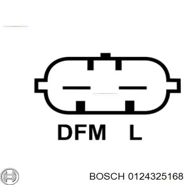 Генератор 0124325168 Bosch
