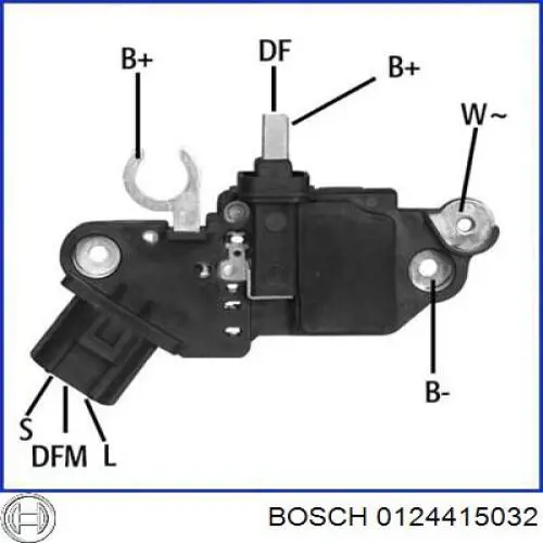 Купити 0124415032 Bosch Генератор