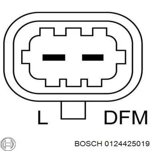 0124425019 Bosch Авто генератор