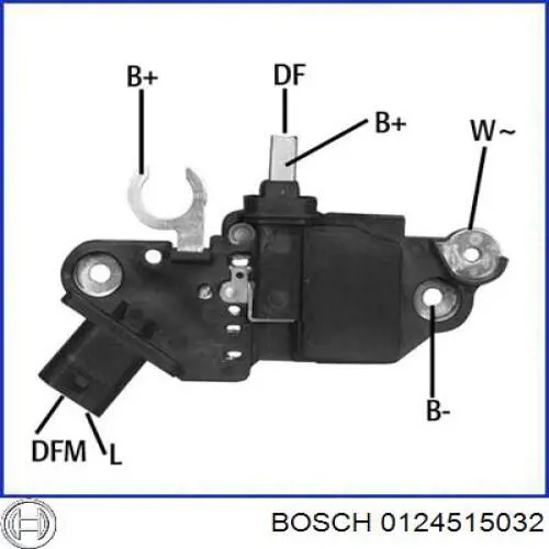 Генератор Bosch 0124515032 ціна, від 175.83 USD