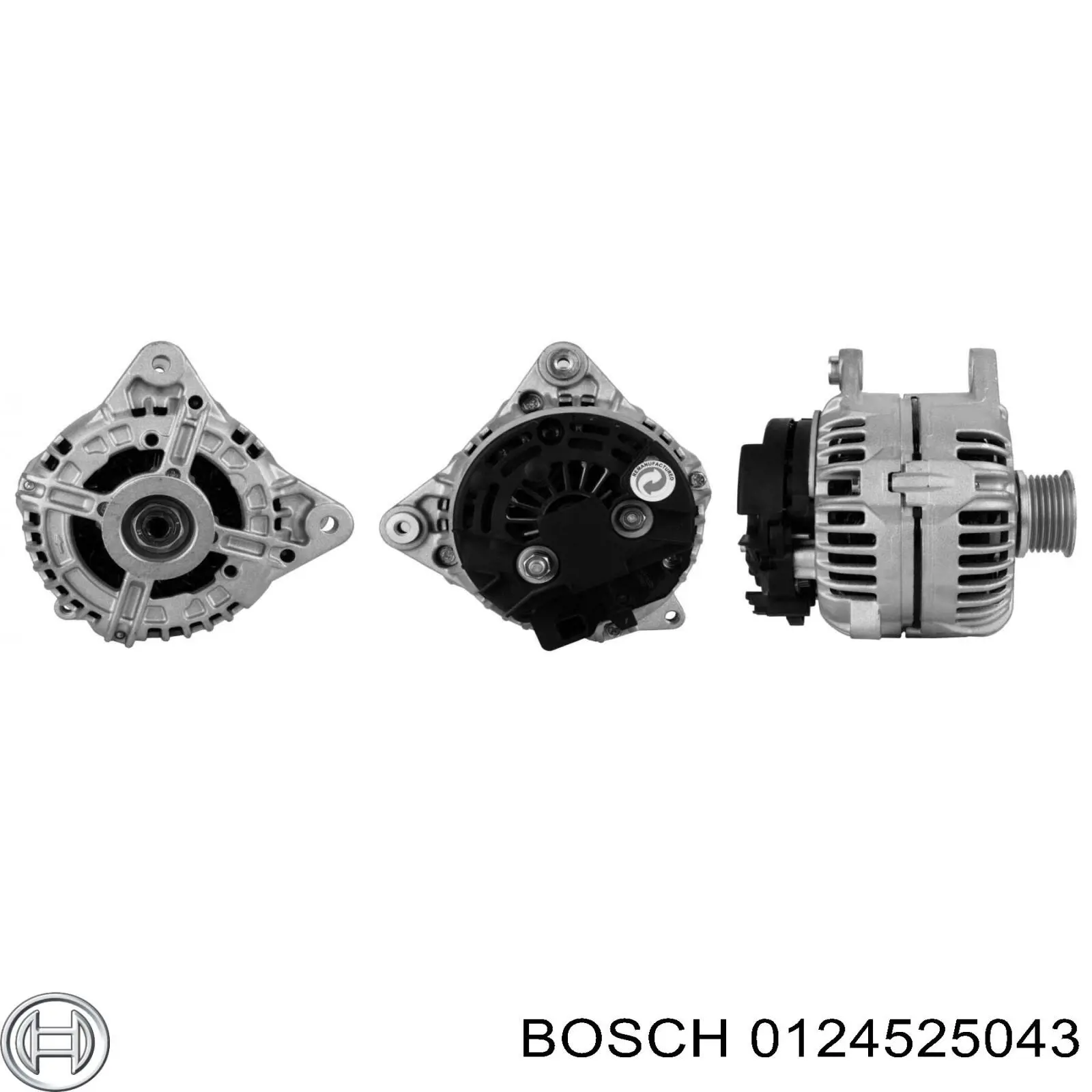 Генератор 0124525043 Bosch
