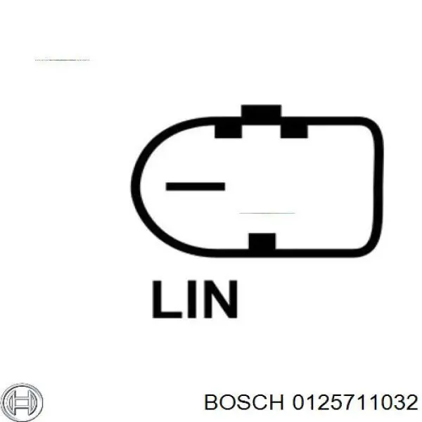 Генератор 0125711032 Bosch