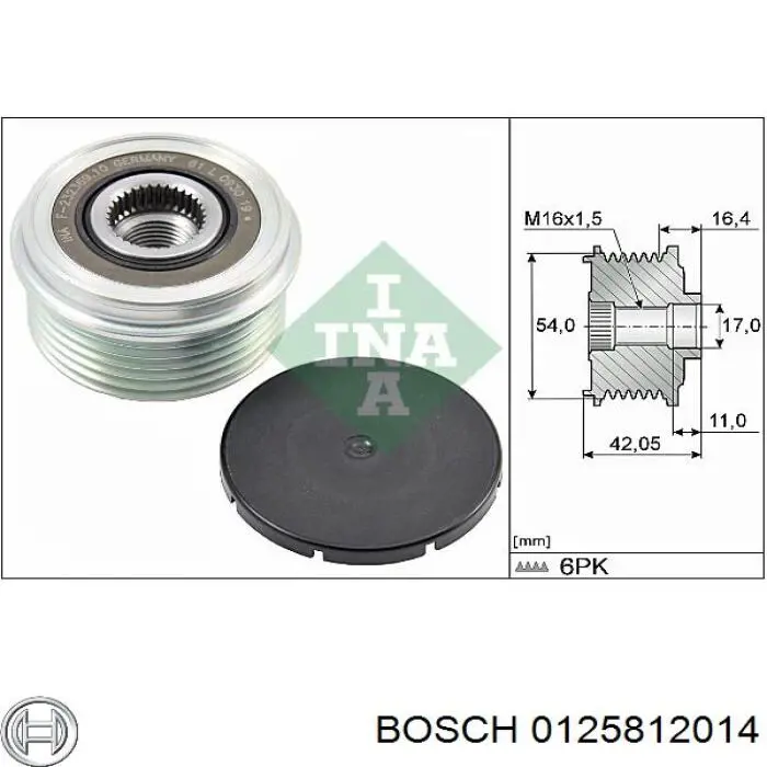 Генератор 0125812014 Bosch