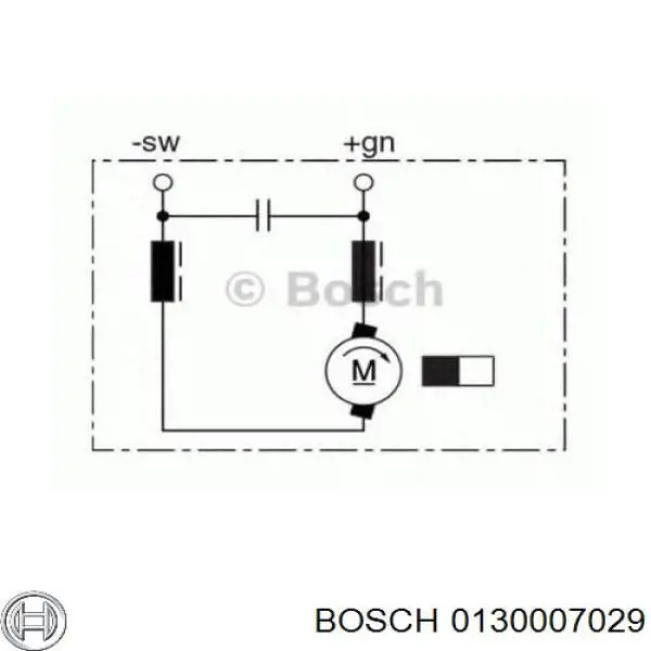 0130007029 Bosch Електромотор пічки