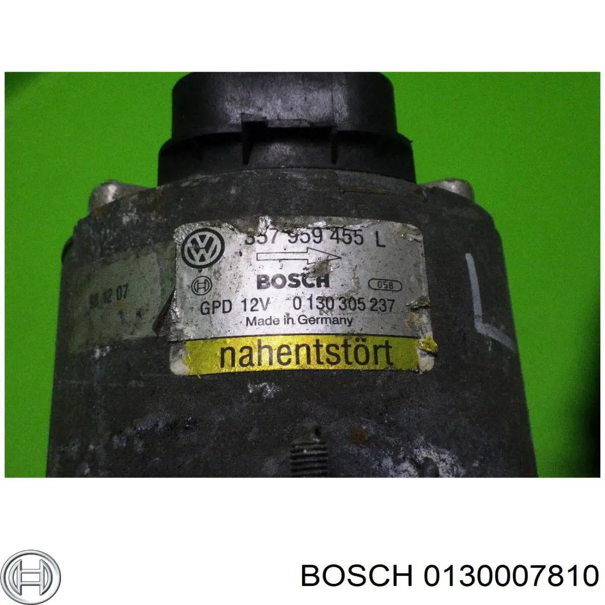 Вентилятора пічки 0130007810 Bosch