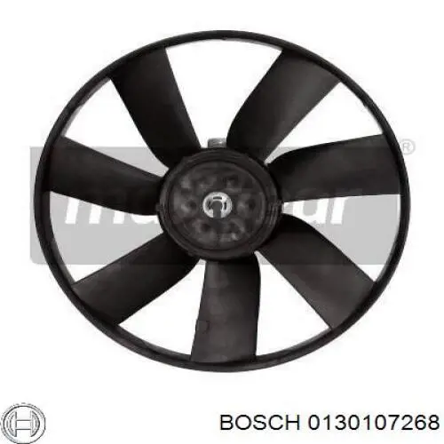 0130107268 Bosch електровентилятор охолодження в зборі (двигун + крильчатка)