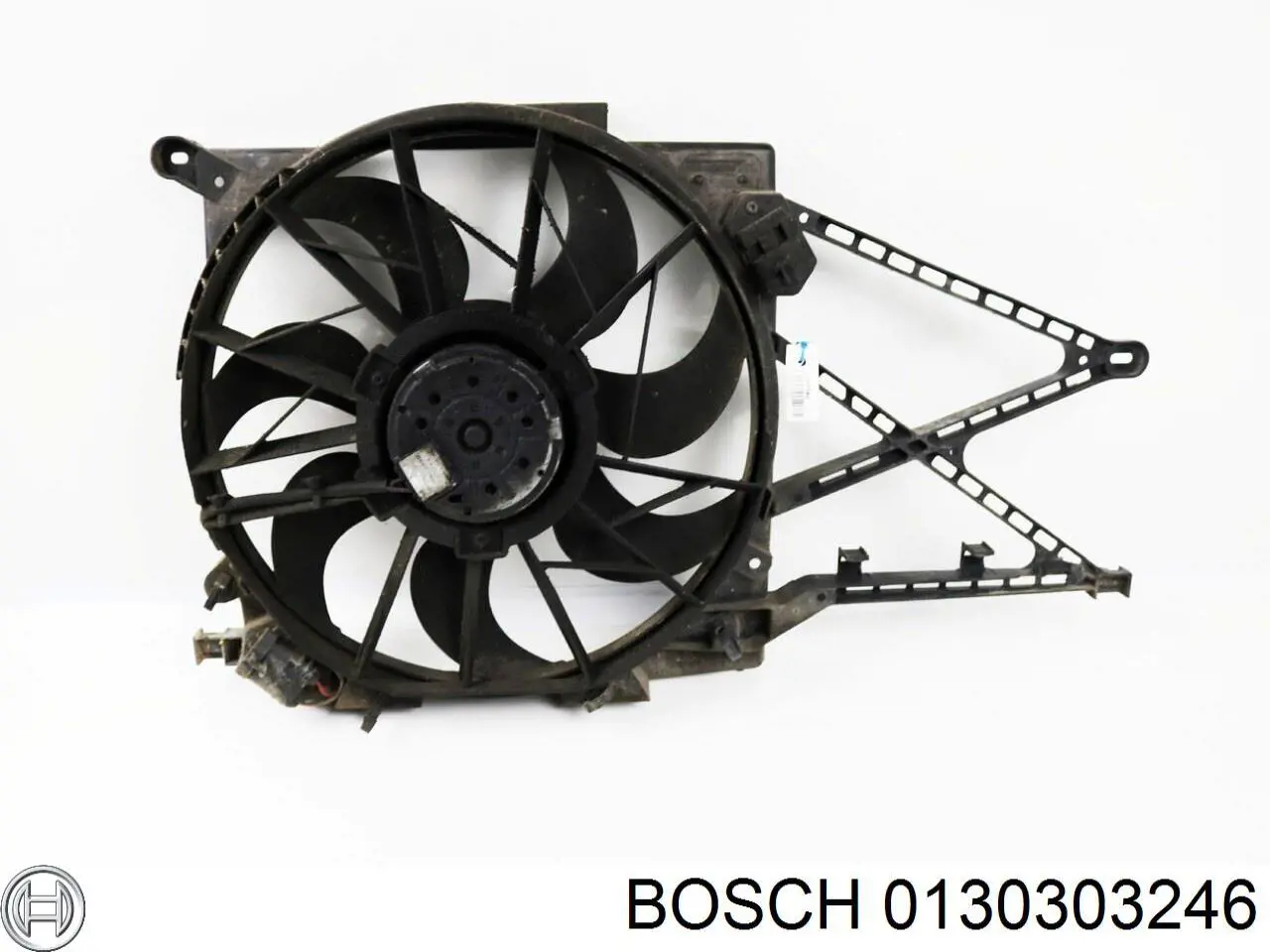 Дифузор радіатора охолодження, в зборі з двигуном і крильчаткою Bosch 0130303246 ціна, від 48.96 USD