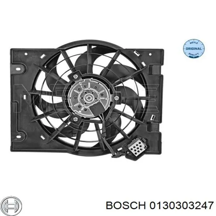 Вентилятор охолодження Bosch 0130303247