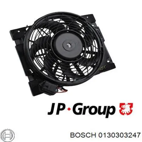0130303247 Bosch Електровентилятор радіатора